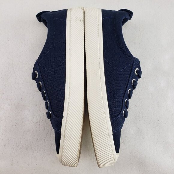 Cariuma Oca Low Canvas Sneaker Womens 9 Blue Lace Up Low Top Casual Shoe - Picture 7 of 11